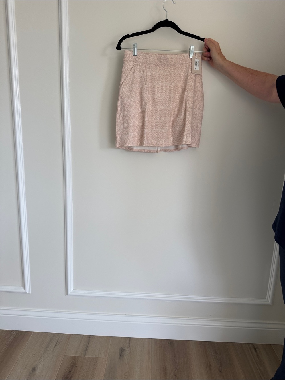 Peter Millar Blush Textured Mini Skirt